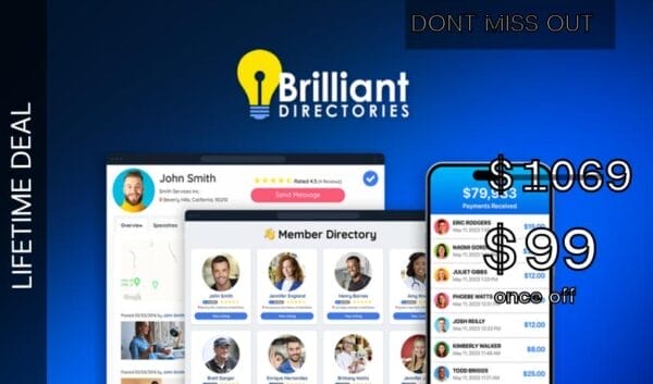 Buy Software Apps - Brilliant Directories - Plus Exclusive Lifetime Deal