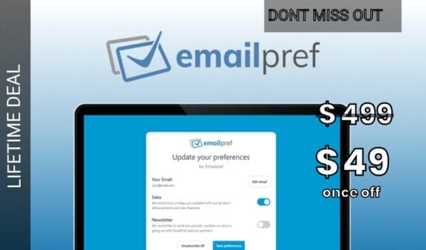 Buy Software Apps - Emailpref Lifetime Deal