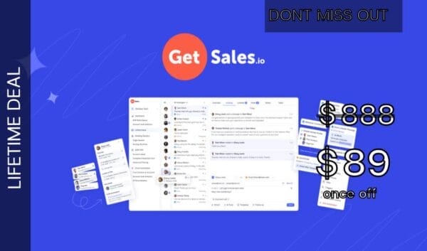 Buy Software Apps - GetSales Lifetime Deal