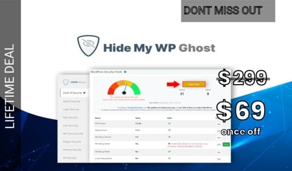 Buy Software Apps - Hide My WP Ghost Lifetime Deal