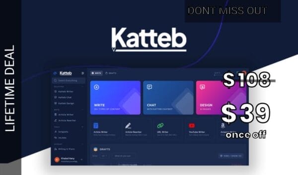 Buy Software Apps - Katteb Lifetime Deal