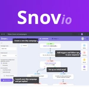 Buy Software Apps - LIfetime Deal Snovi header