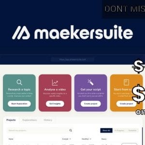 Buy Software Apps - Maekersuite Lifetime Deal