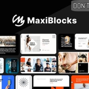 Buy Software Apps MaxiBlocks Lifetime Deal header