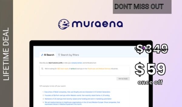 Buy Software Apps - Muraena Lifetime Deal