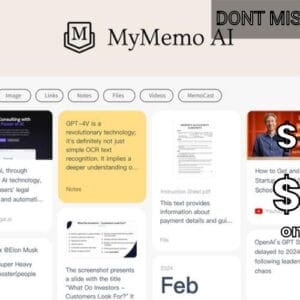 Buy Software Apps - MyMemo Lifetime Deal