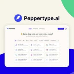 Buy Software Apps Peppertype Ai Lifetime Deal header