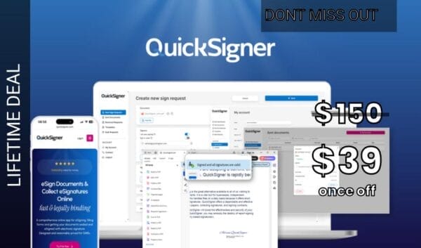 Buy Software Apps - QuickSigner Lifetime Deal