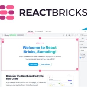 Buy Software Apps React Bricks Lifetime Deal header