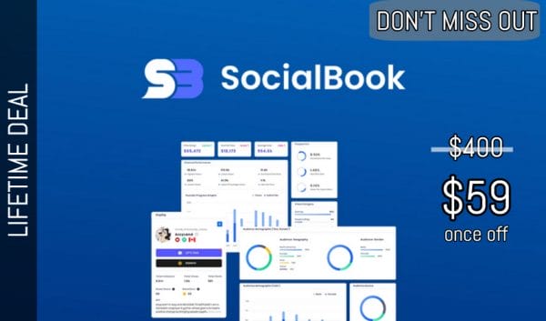 Buy Software Apps SocialBook Lifetime Deal header