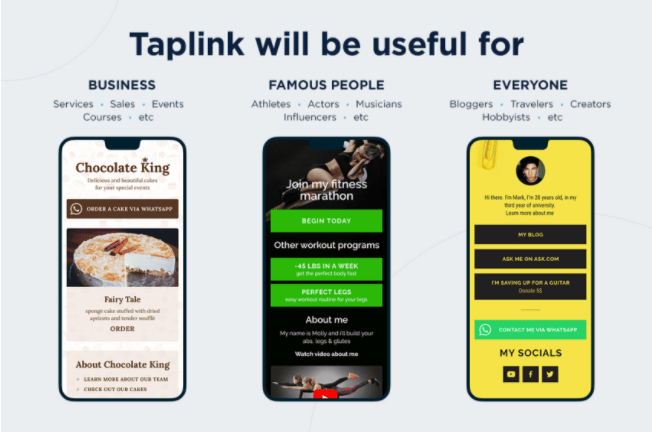 Buy Software Apps Taplink Lifetime Deal content 1