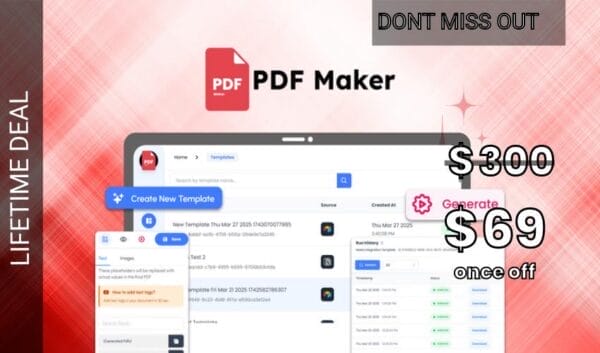 Buy Software Apps - The PDF Maker Lifetime Deal