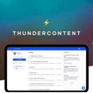 Buy Software Apps Thundercontent Lifetime Deal header