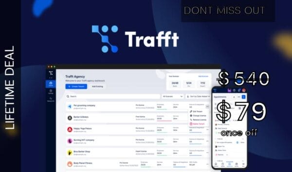 Buy Software Apps - Trafft Lifetime Deal