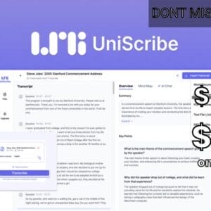 Buy Software Apps - UniScribe - Plus Exclusive Lifetime Deal