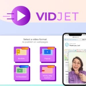 Buy Software Apps Vidjet Lifetime Deal header