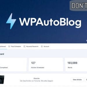 Buy Software Apps WPAutoBlog Lifetime Deal header