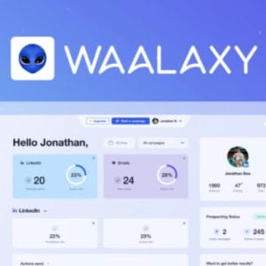 Buy Software Apps Waalaxy Lifetime Deal header