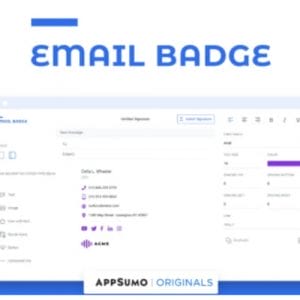 Buy Software Apps email badge Lifetime Deal header